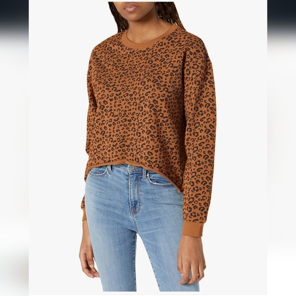 Blank NYC Sweaters - Blank NYC Leopard Print Sweater